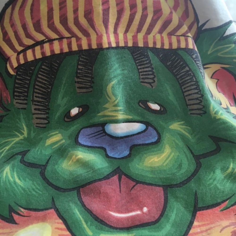 Vintage ‘99 Grateful Dead Rasta Bear Shirt - Picture 6 of 10